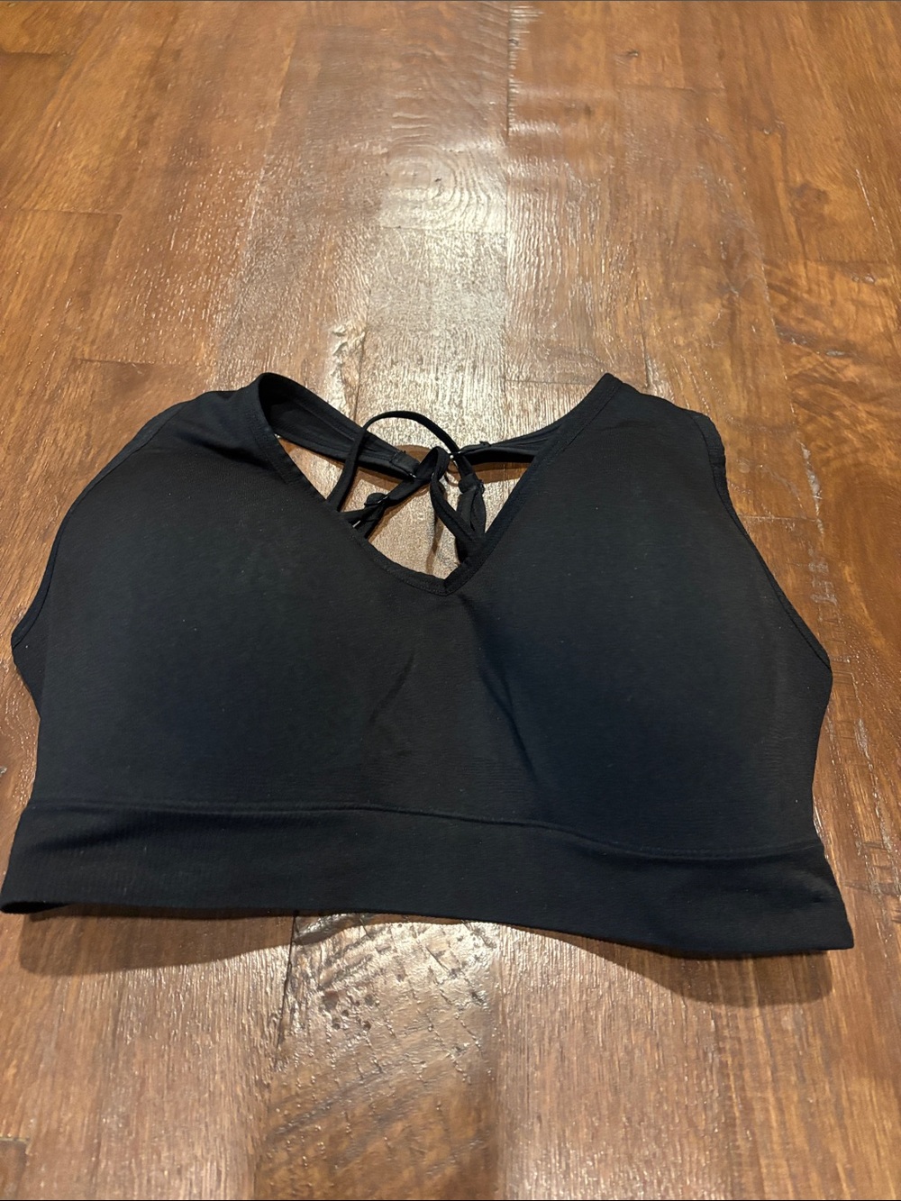 Black Bra Bralette PINK Victoria Secret - Size L-DD - excellent condition!